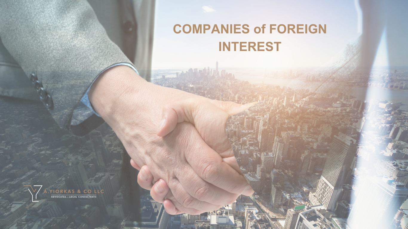 Companies of Foreign Interest Registration